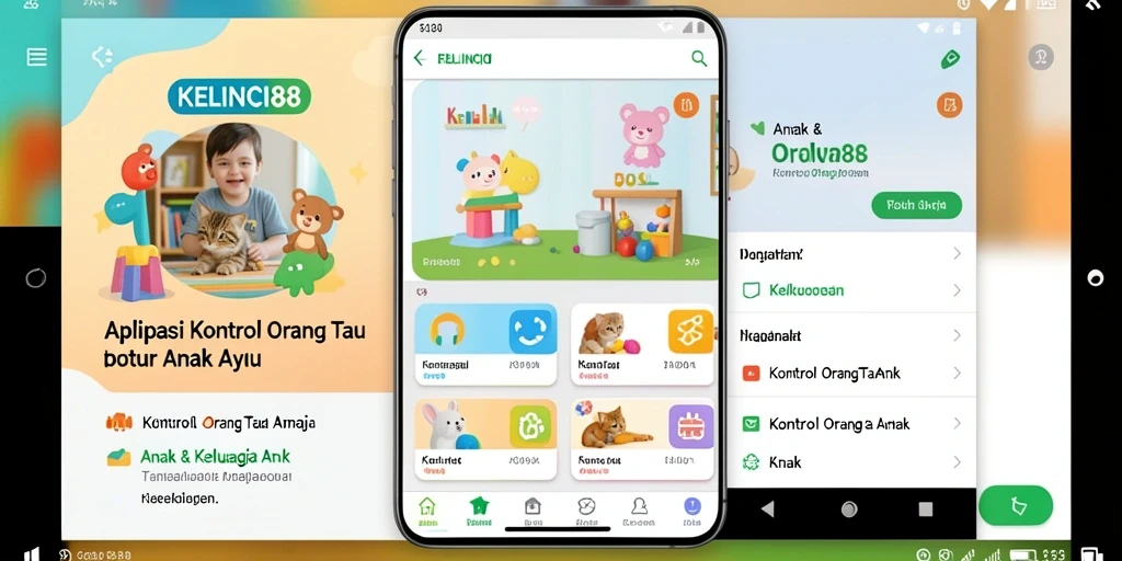 Antarmuka KELINCI88 yang ramah pengguna untuk kontrol orang tua.
